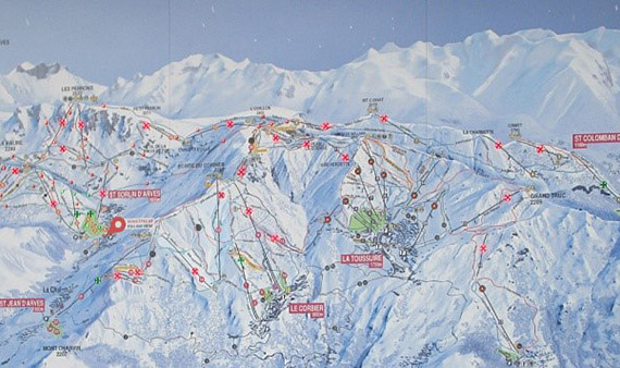 Pistes van St. Sorlin